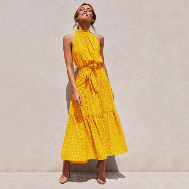Lady Poteak Women's Halter Dress