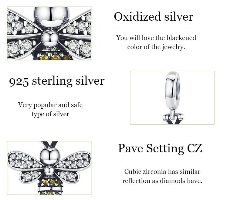 Crystal Bee Charm Crystal Bee Charm