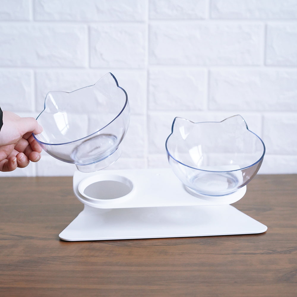 Non-Slip Cat Bowls with Raised Stand Non-Slip Cat Bowls with Raised Stand