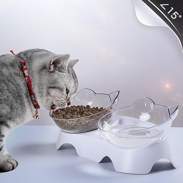 Non-Slip Cat Bowls with Raised Stand Non-Slip Cat Bowls with Raised Stand