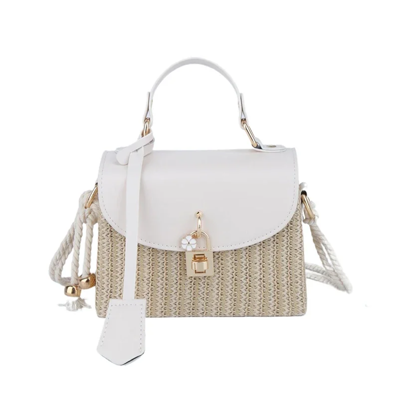 White shoulder bag