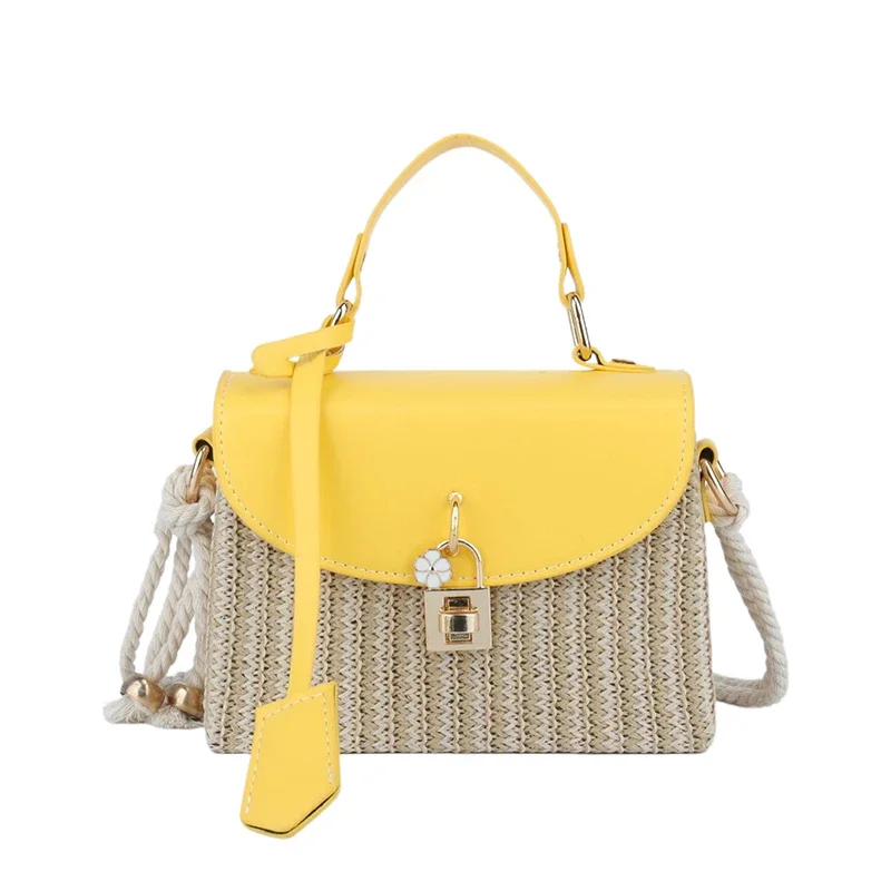 Yellow shoulder bag