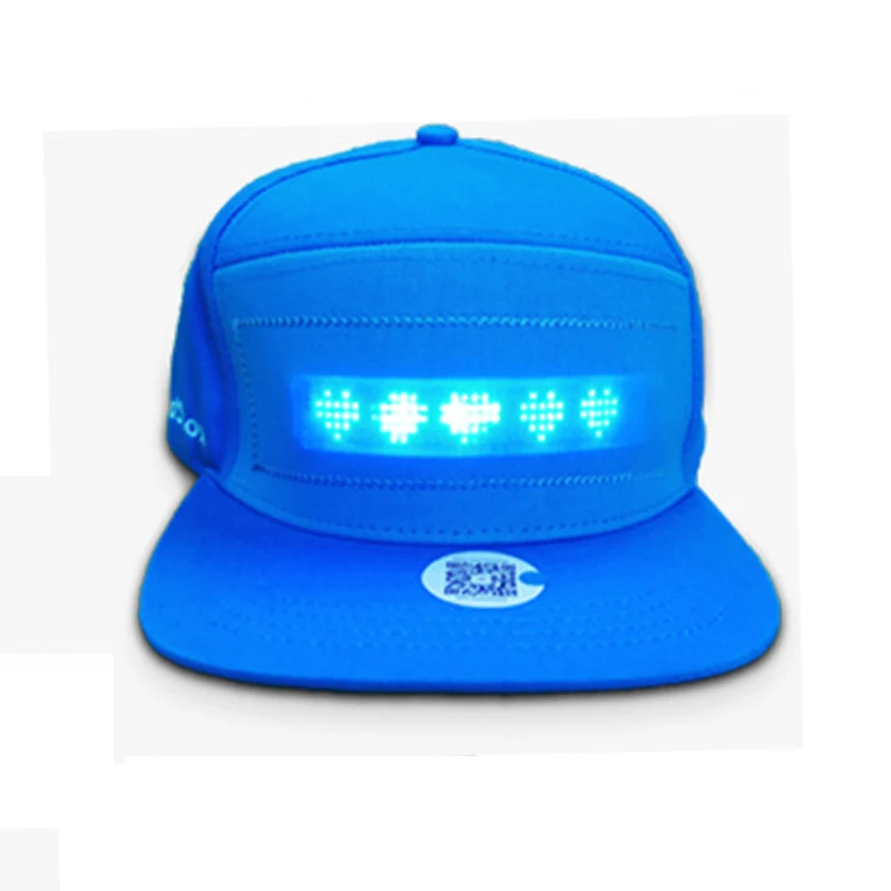 blue hat