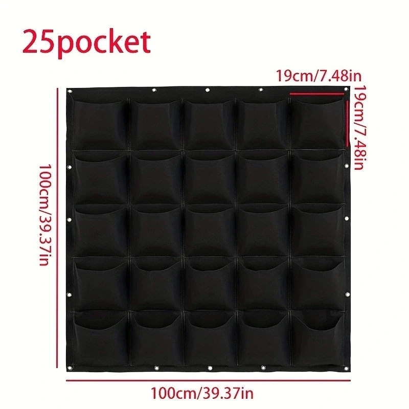 Black 25 Pockets