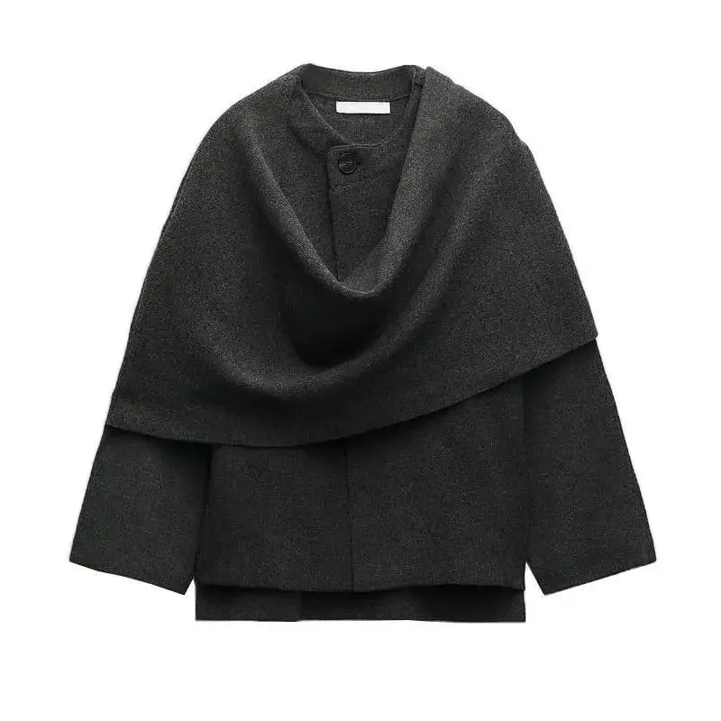 Dark grey coat