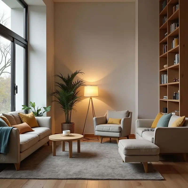 AI tailors interior design choices to individual tastes and functional needs.