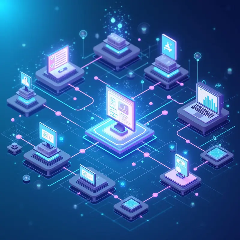 Small business owner leveraging AI-driven analytics to make informed marketing decisions.