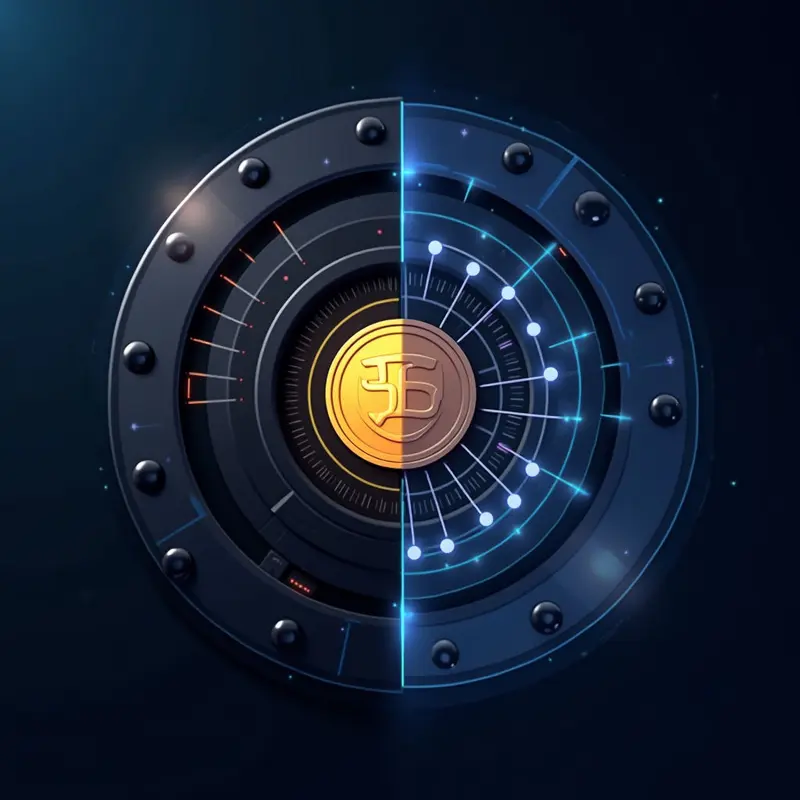 Visualizing the blockchain infrastructure behind stablecoin transactions.