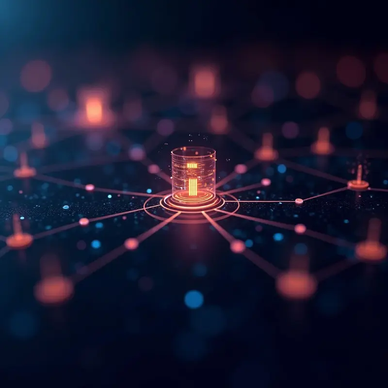 Visualizing the blockchain infrastructure behind stablecoin transactions.