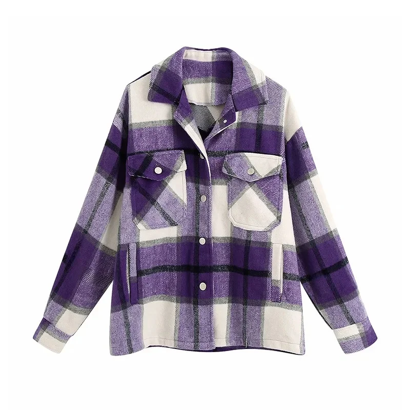 Purple plaid