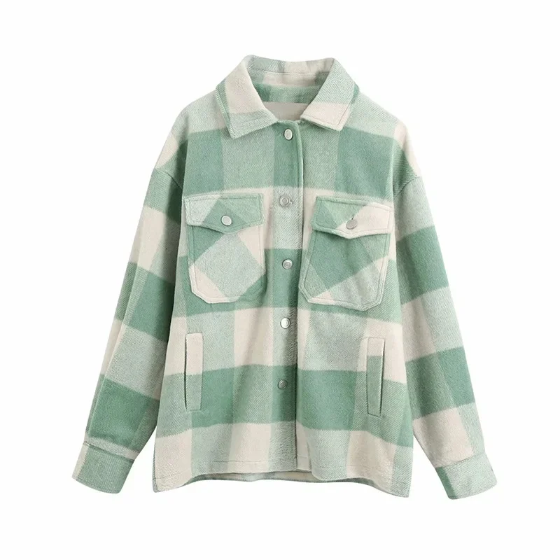 Light green plaid