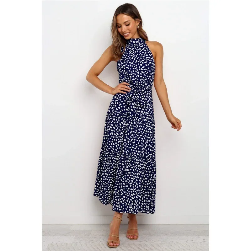 Blue leopard print