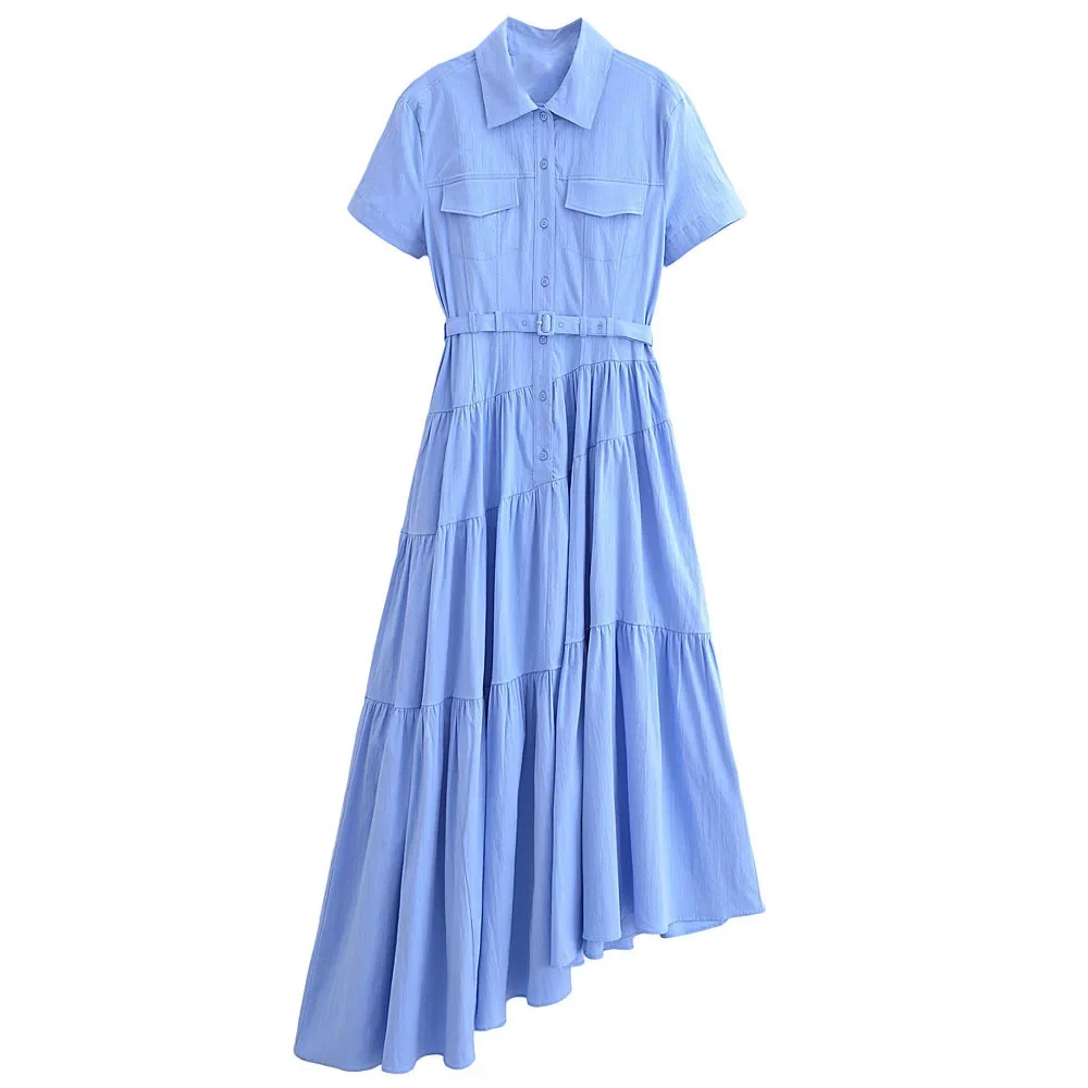 Blue dress
