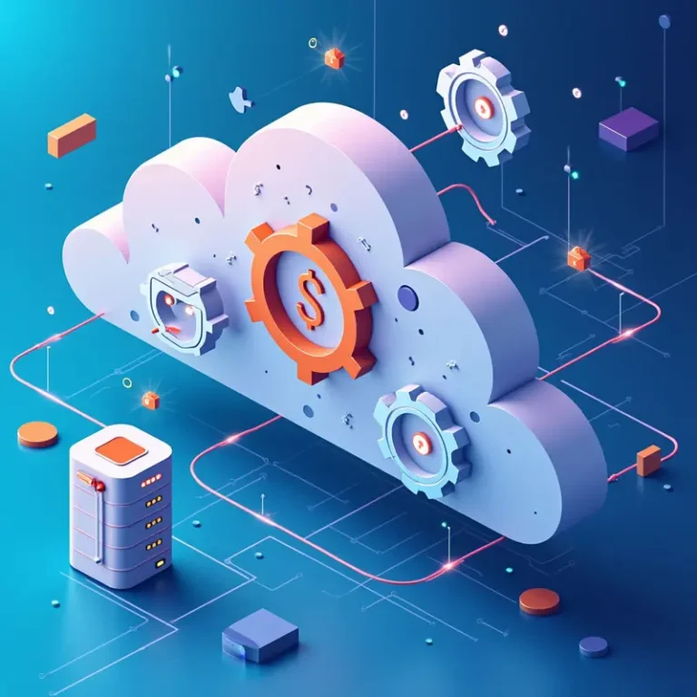 A conceptual image of technological and economic elements representing Cloudflare's new initiative.