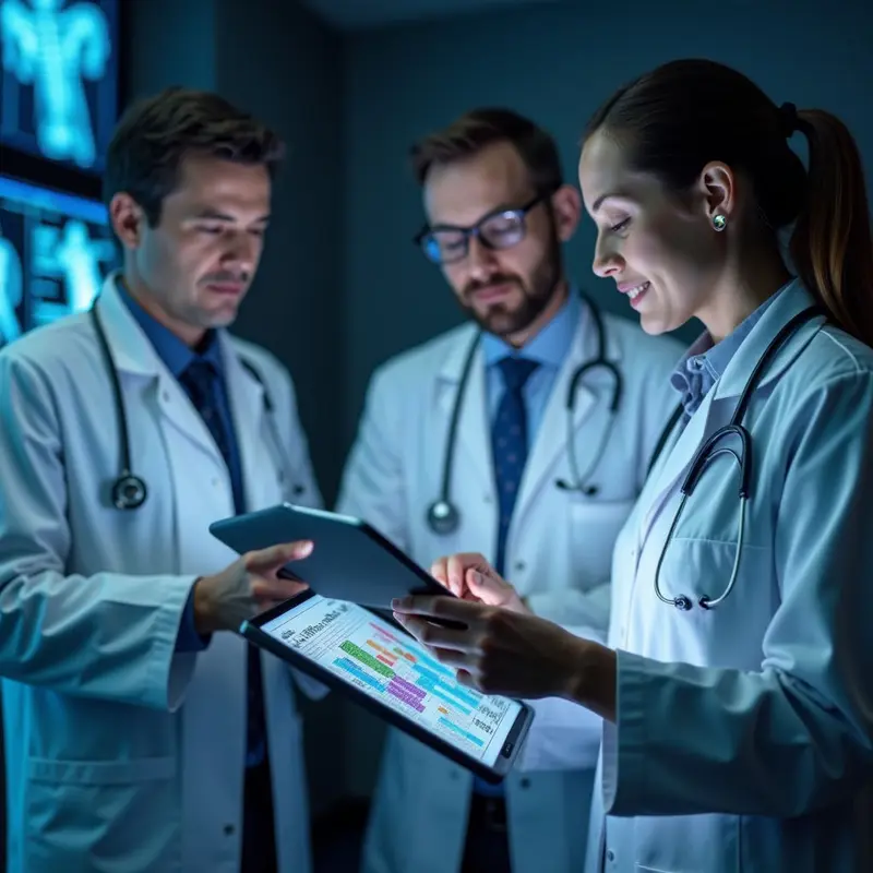 AI-driven tools personalizing oncology treatment plans.