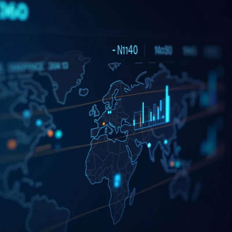 AI-driven dashboard for real-time inventory management across multiple locations.