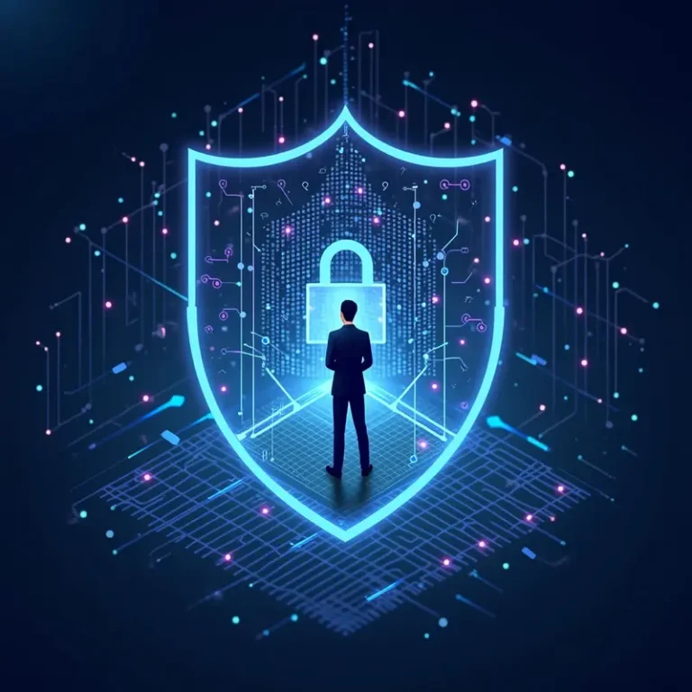 Cover illustration of AI cybersecurity for professionals confronting dirty data challenges.