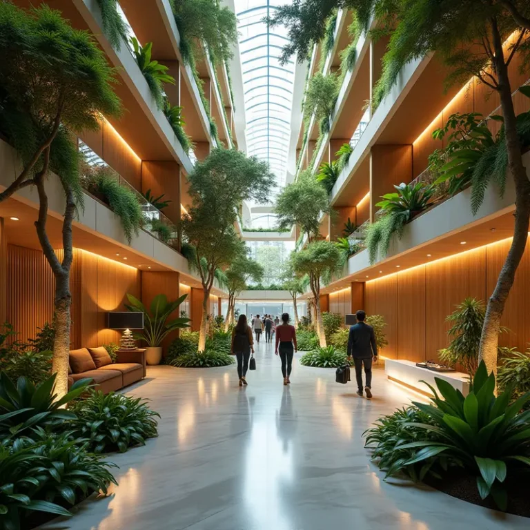 Cover image of premium wellness spaces for professionals showcasing biophilic design and advanced technology.