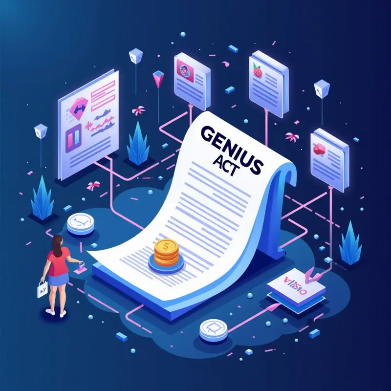 The GENIUS Act enabling compliant DeFi payment rails for e‑commerce.