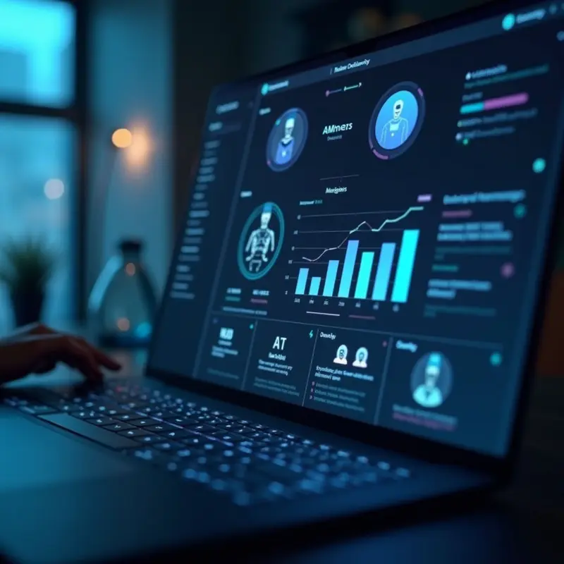AI-driven early detection system flagging subtle burnout signals in the workplace.