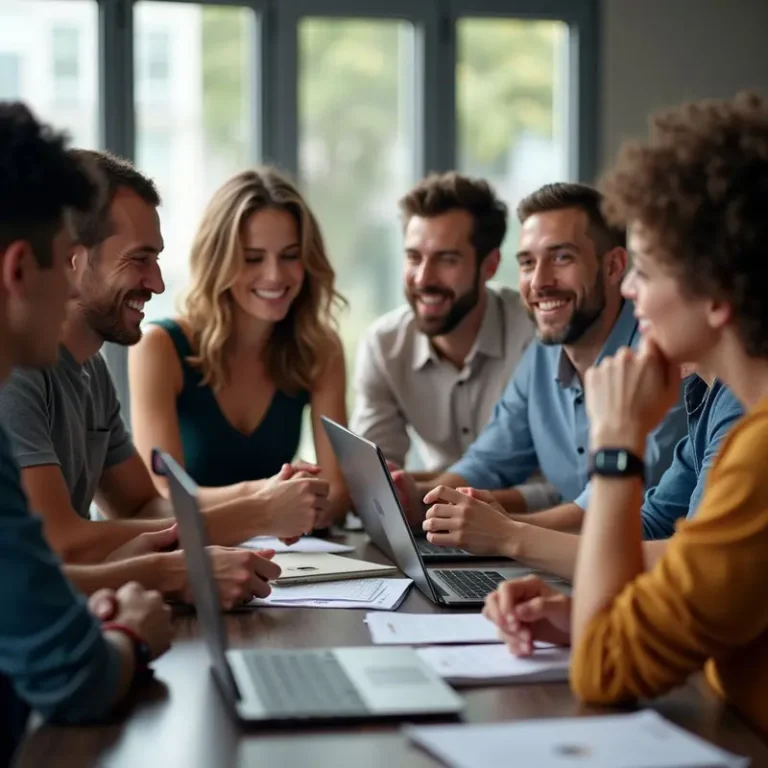 A collaborative e‑commerce team uses automated micro-breaks tools to improve wellbeing and performance.