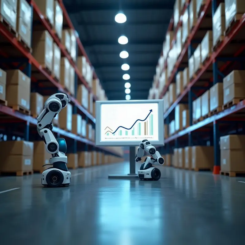 Robots and analytics boost inventory efficiency and sales.