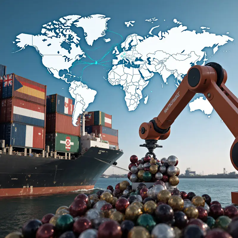AI‑guided unloading of home decor goods for a tariff‑resilient supply chain.