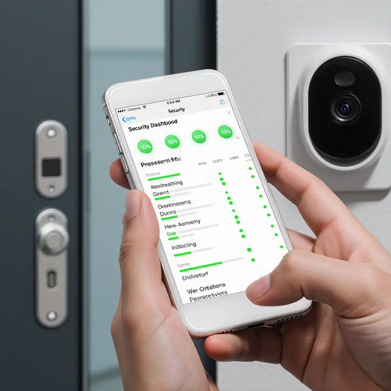 Routine security check using Gemini AI to protect smart home devices.