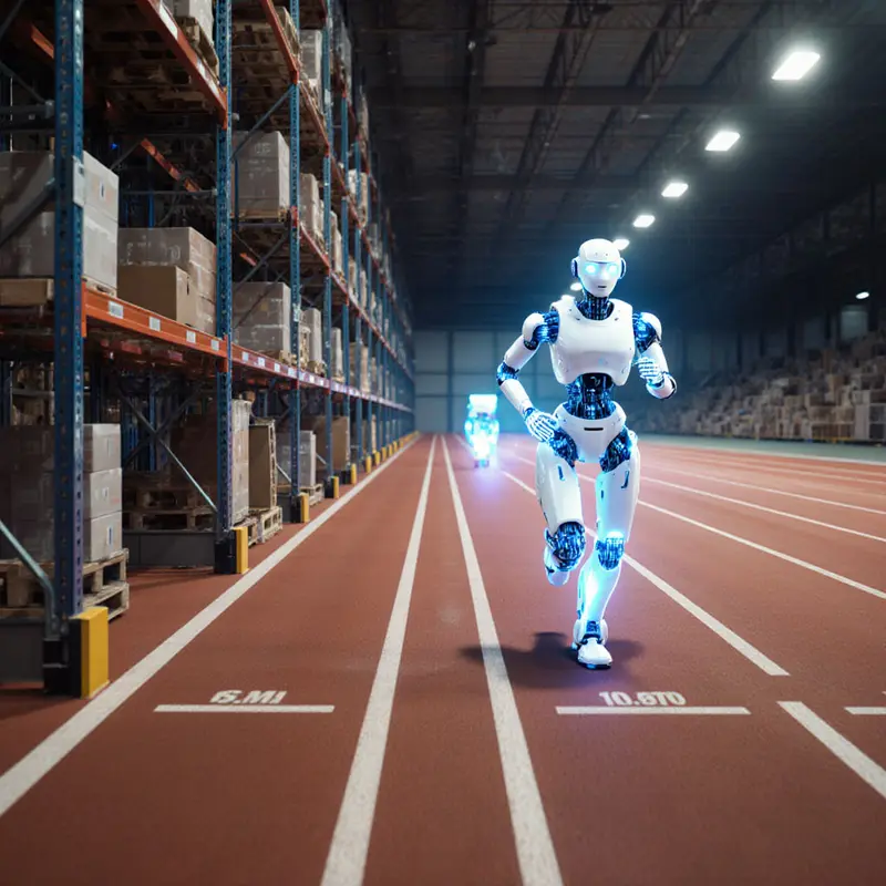 AI‑enhanced fulfillment line outpacing conventional automation.