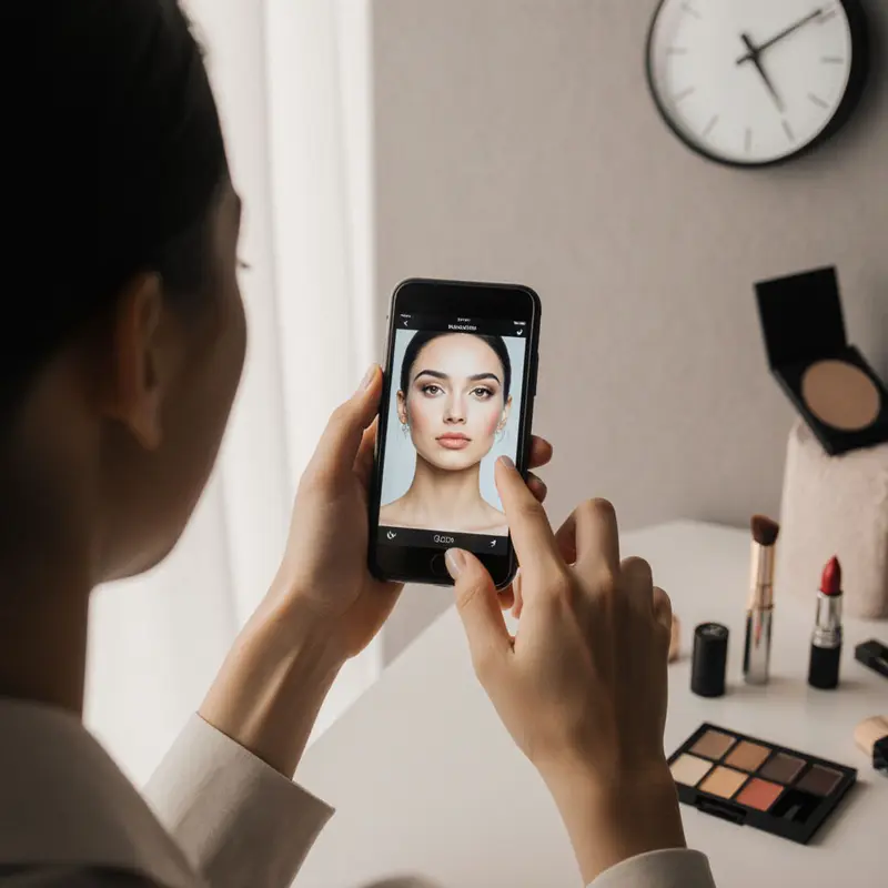 A phone video and ticking clock convey the time cost of viral trends.