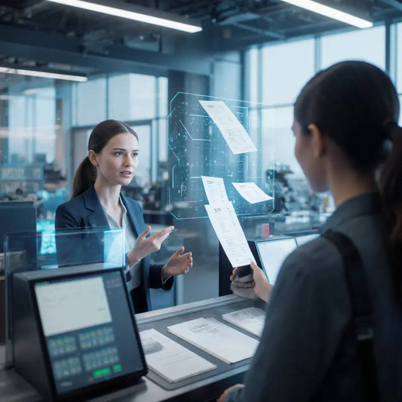 Voice‑enabled checkout showcases real‑time agentic commerce.