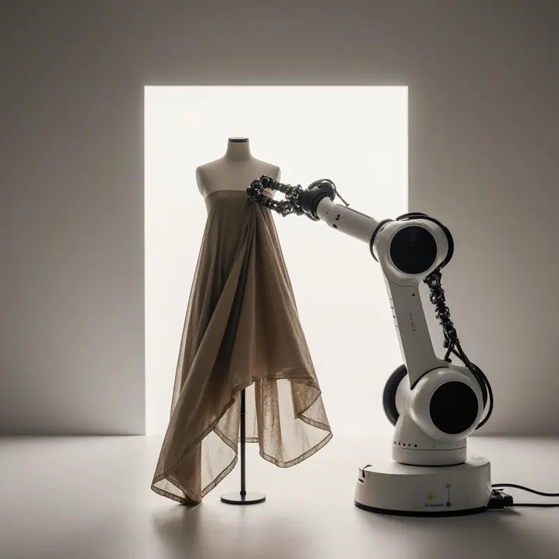 AI‑guided design reduces waste in sustainable fashion.