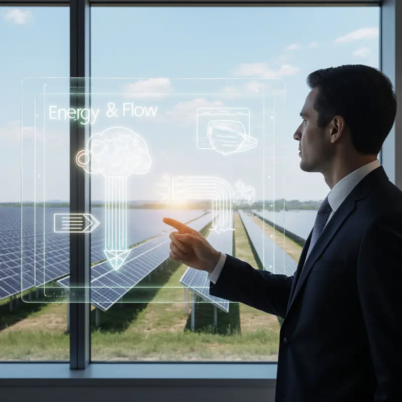 Leadership evaluating energy‑saving AI strategies that lift profits.