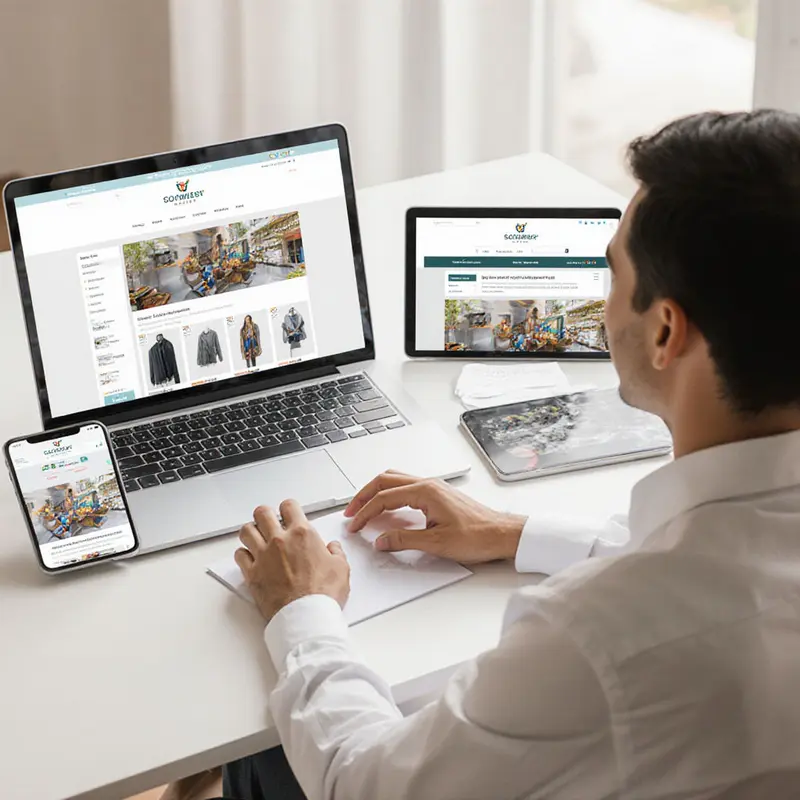Integrated devices display a single unified storefront.