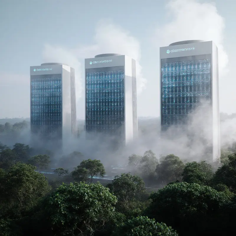 AI‑managed cooling that reduces water use while sustaining growth.