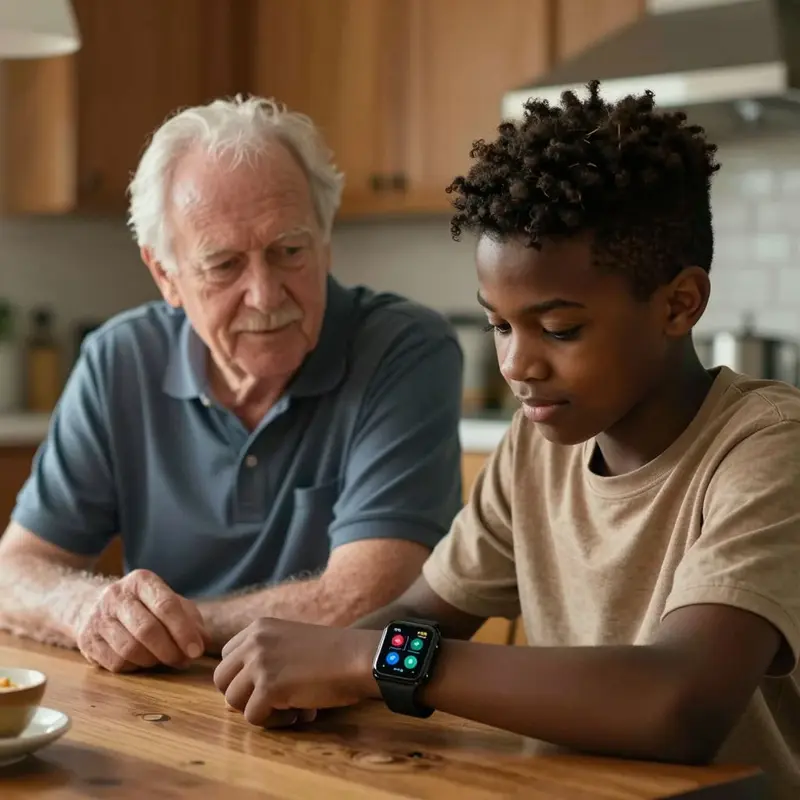 Generational conversation about trust in AI wellness technology.