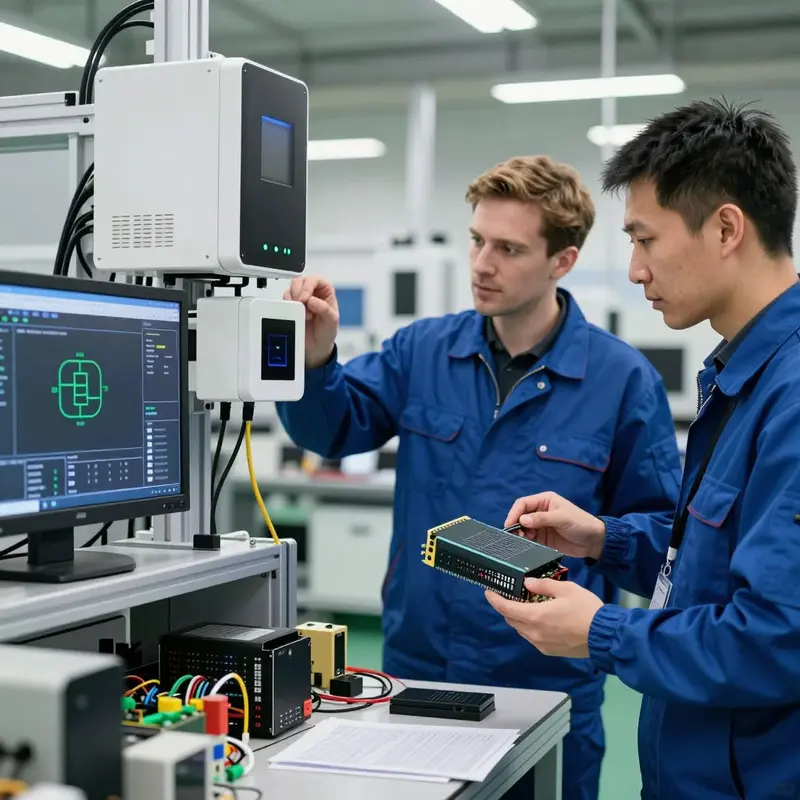 Edge AI hardware powering real‑time inference on the factory floor.