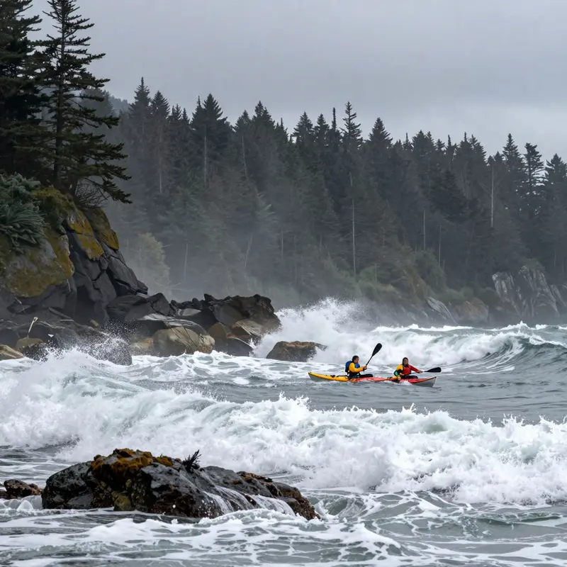 Ucluelet offers dramatic coastal storm-watching experiences.