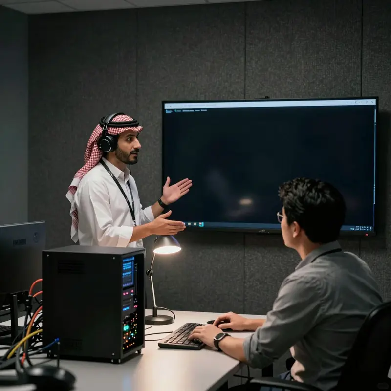 Architects in an operations room plan infrastructure tradeoffs for AI, resilience, and data control.