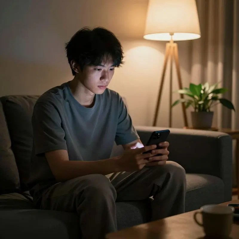 An Android user sits thoughtfully with their phone, reflecting on missing pace alert features.