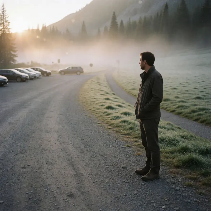An early start at a quiet trailhead avoids the usual crowd surge.
