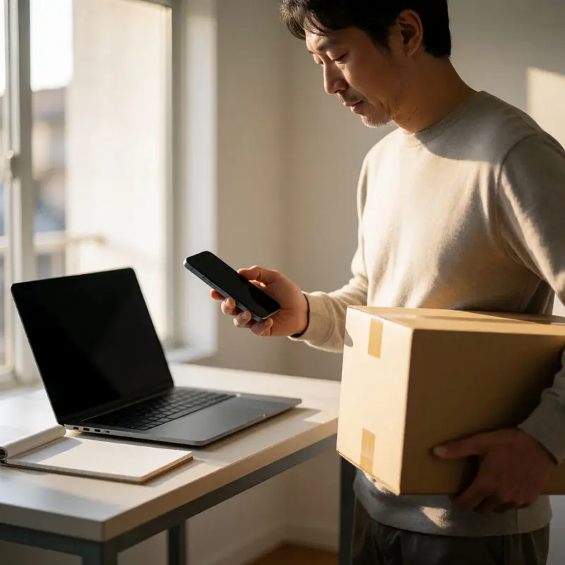 A seller gathers proof and rechecks message delivery before escalating for help.