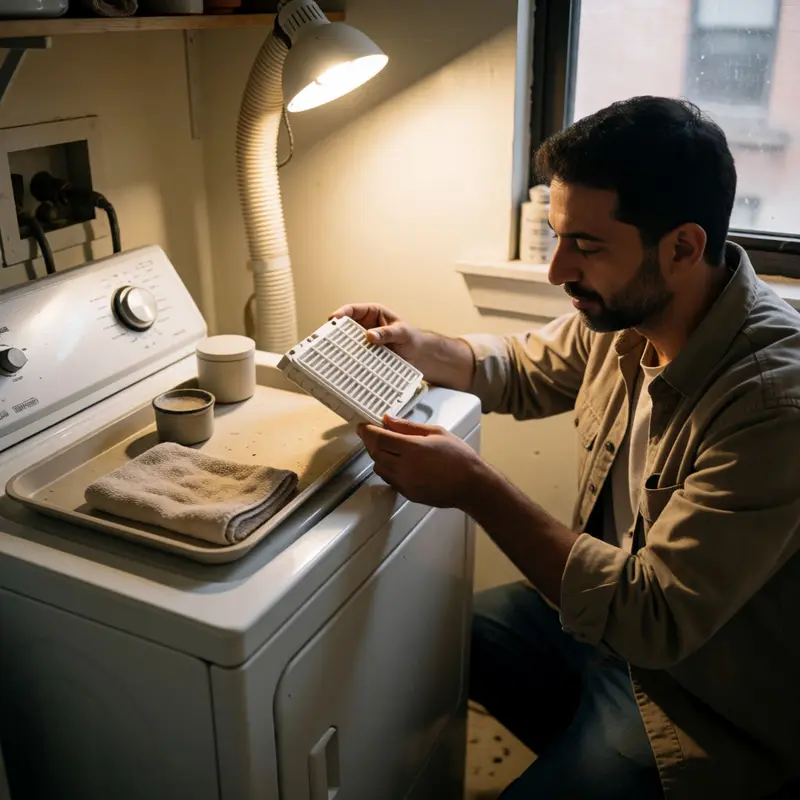 Routine filter cleaning and drainage checks are part of living with ventless drying.